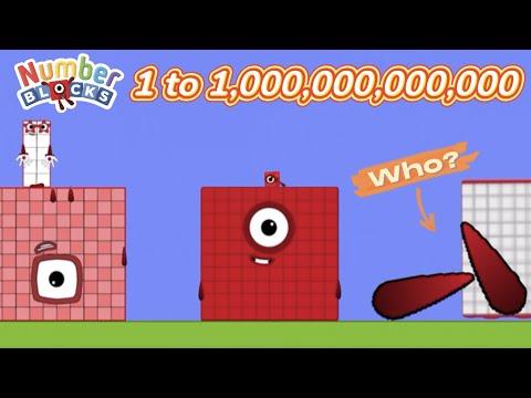 Numberblocks 1 to 1,000,000,000,000 ｜Algodoo thumbnail