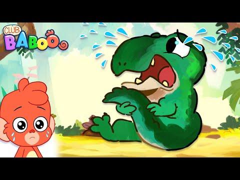 Club Baboo | Why is the baby Giganotosaurus crying? | He lost his mommy! | Learn Dinosaur Names thumbnail