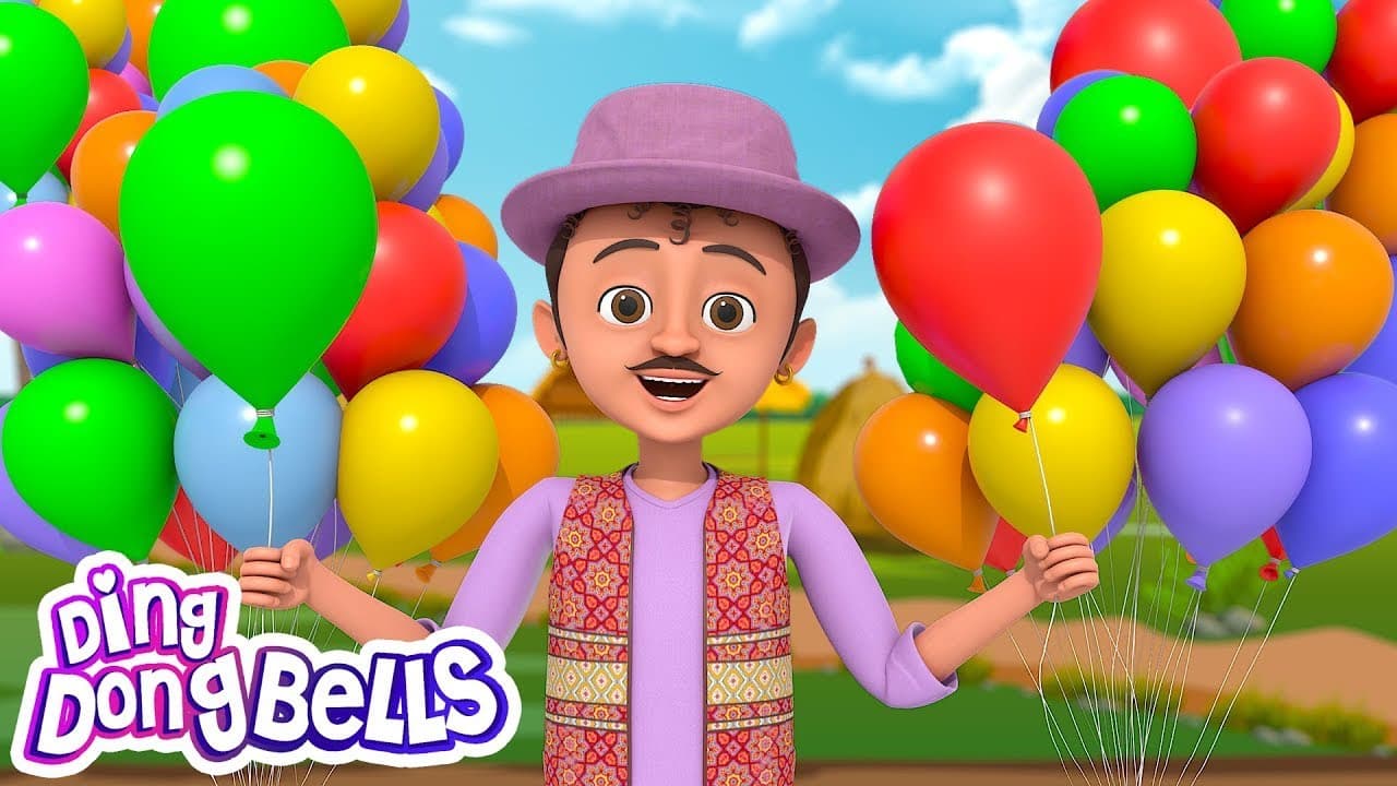 เคเฅเคฌเฅเคฌเคพเคฐเฅ เคตเคพเคฒเคพ | Gubbare Wala | Hindi Baby Poem - Rhymes for Kids and Toddlers | Hindi Balgeet
