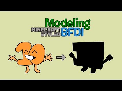 Ten From BFDI Minecraft Modeling Timelapse thumbnail