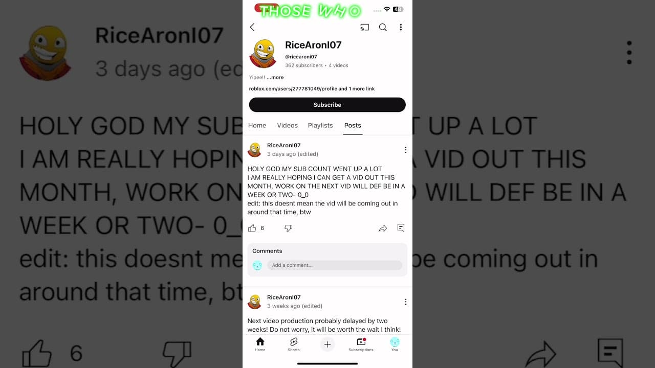 Channel Banner
