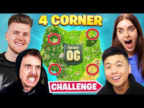 The OG FORTNITE 4 CORNER Challenge! thumbnail