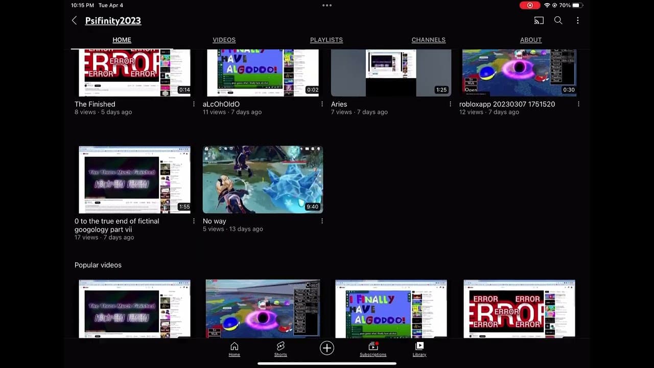 Channel Banner