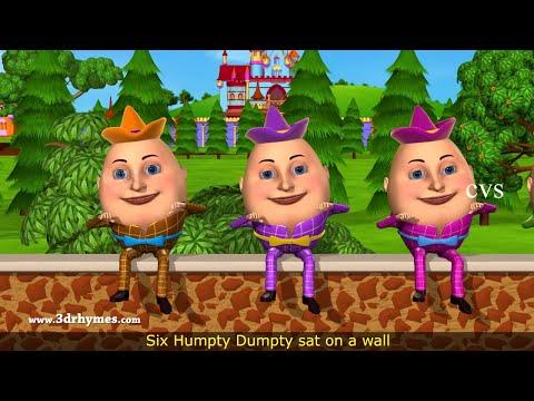 Humpty Dumpty Nursery Rhyme - 3D Animation English Rhymes for children thumbnail