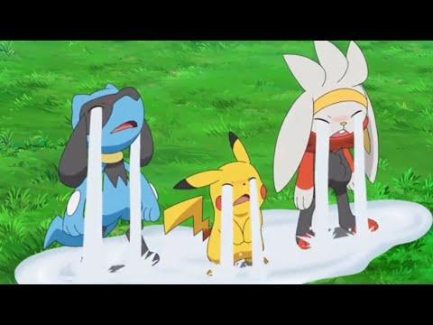 Pokemon's are crying with sobble | Pokemon Journeys | Imotional moment | The PokeMon'S thumbnail