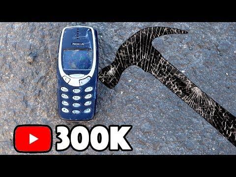 Bored Smashing - NOKIA 3310! 300K SPECIAL thumbnail