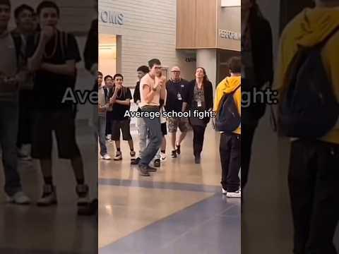 SCHOOL FIGHT CAUGHT ON CAMERA 😱 #shorts #fight #worldstar #mma thumbnail
