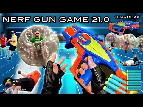 NERF GUN GAME 21.0 | (Nerf First Person Shooter!) thumbnail
