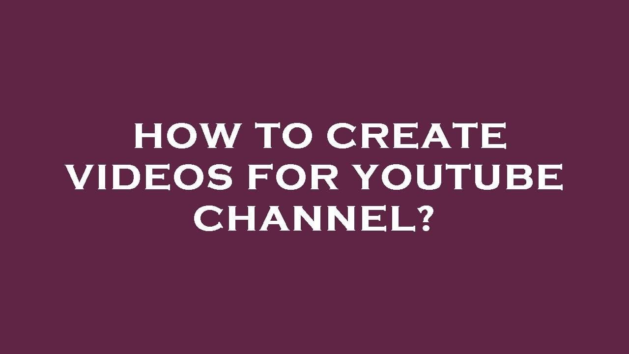 Channel Banner