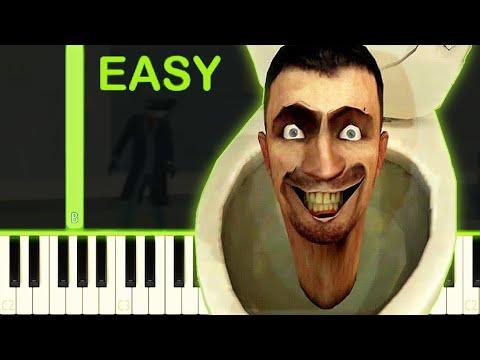 SKIBIDI TOILET MEME SONG - EASY Piano Tutorial thumbnail