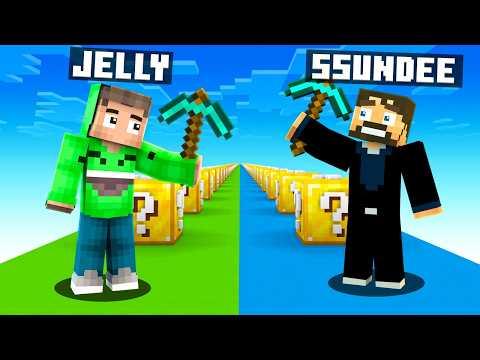 Minecraft LUCKY BLOCK BATTLE vs. SSUNDEE! thumbnail
