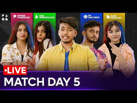 PLAYGROUND MATCH DAY 5 LIVE  | @CarryMinati, @MortaLyt, @triggeredinsaan& @officialscoutop | Playground thumbnail