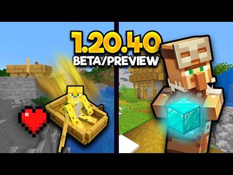 Minecraft 1.20.40 Beta Out Now: BOAT PARITY!!! thumbnail