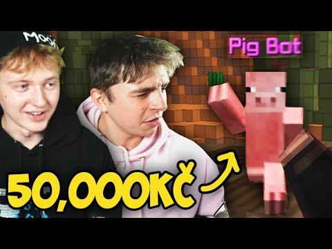 Keď Vyhraje Proti Minecraft BOTOVI, Vyhráva 50,000Kč thumbnail