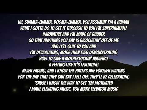 Eminem - Rap God ( Fast Part Lyrics ) Summa lamma dooma lumma thumbnail