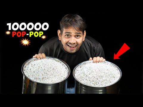 We Try 100000 POP-POP Crackers At Once | Diwali Special thumbnail