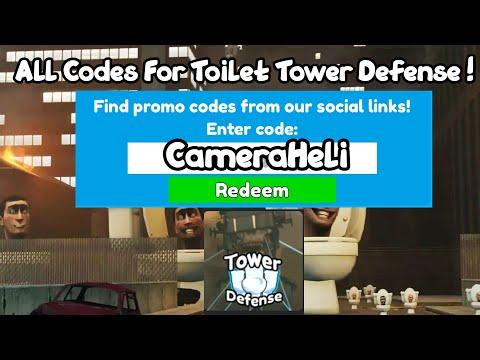 codes toilet tower defense