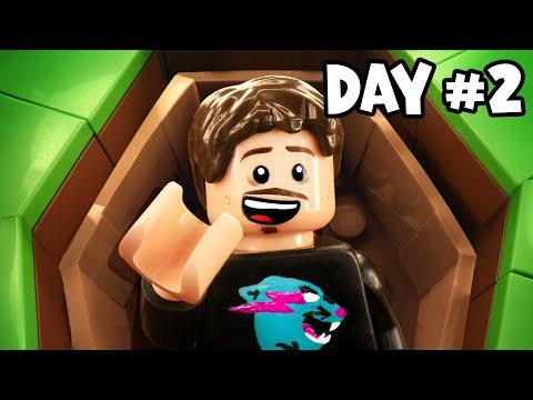 I Spent 50 Hours Buried Alive (Lego MrBeast) thumbnail