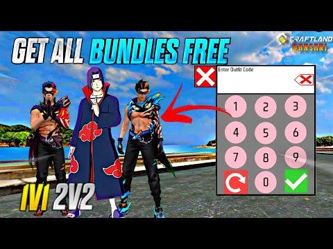 GET ALL BUNDLES FREE 🤯 | HOW TO USE CODE SYSTEM 🤔 | 1V1, 2V2 OB48 BUNDLES IN CRAFTLAND HN SHRI thumbnail