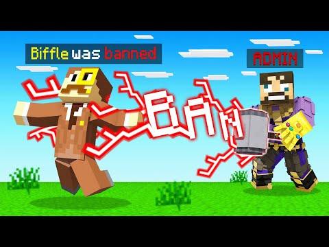 CRAFTING a *BAN HAMMER* in Minecraft (Insane Craft) thumbnail