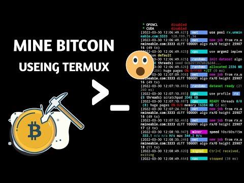 How To Mine Bitcoin On Android Using Termux In Hindi - Bitcoin Mining Using Termux thumbnail