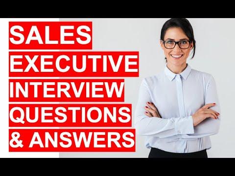 SALES EXECUTIVE Interview Questions And Answers! thumbnail