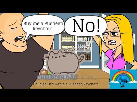 Childish Dad: The Series - Season 1: Episode 1: Childish Dad wants a Pusheen keychain thumbnail