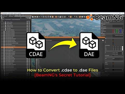 How to Convert .cdae to .dae Files [BeamNG's Secret Tutorial] thumbnail
