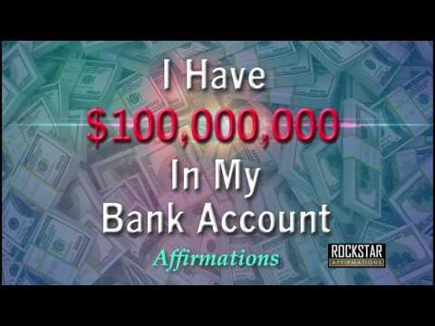 I Have 100 Million Dollars in My Bank Account - Abundance Mindset - Super-Charged Affirmations thumbnail
