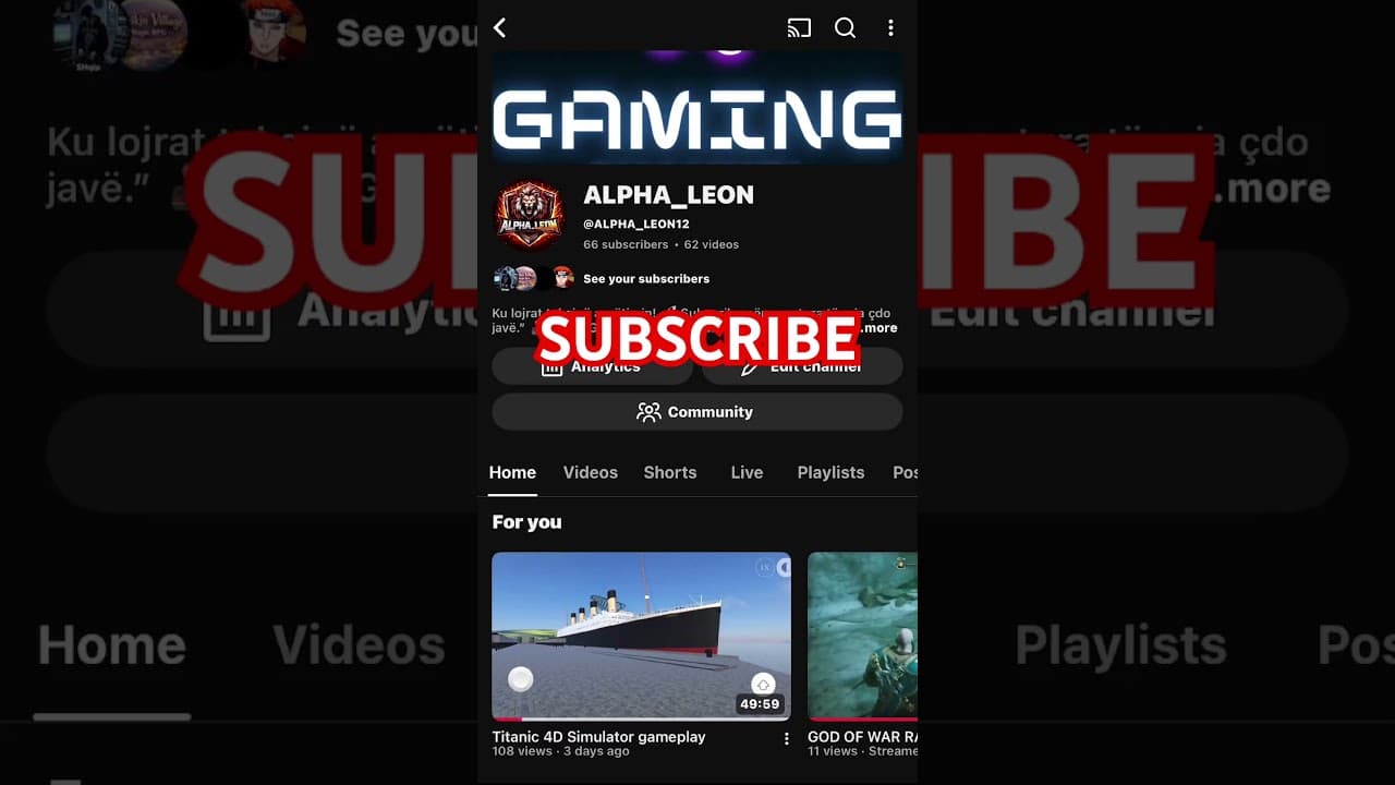 Channel Banner