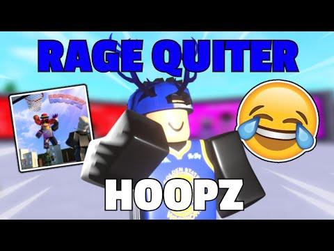 I PLAYED HOOPZ AND A RANDOM RAGE QUIT??!  | HOOPZ GAMEPLAY thumbnail