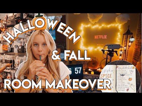 HALLOWEEN & FALL ROOM MAKEOVER BEAMER ZIMMER ROOMTOUR | MaVie Noelle thumbnail