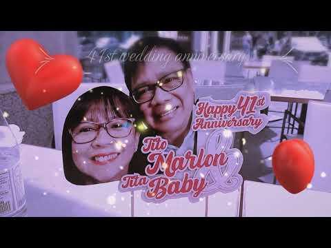 41st wedding anniversary marlon & baby with jose family bonding thumbnail