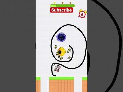 Draw 2 save the dog 🐶 | hard level 17 mission galaxy 🔥| new games #shorts #games #viral thumbnail