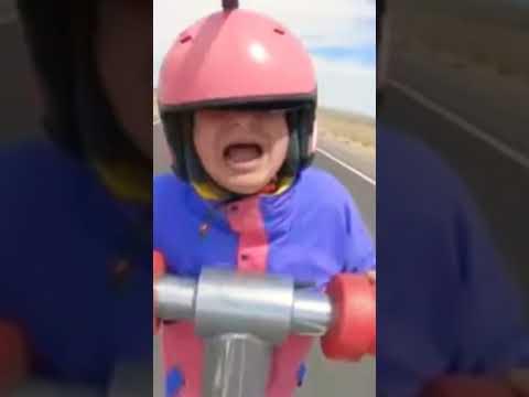 Oliver - Tree crash the world biggest scooter #shorts thumbnail