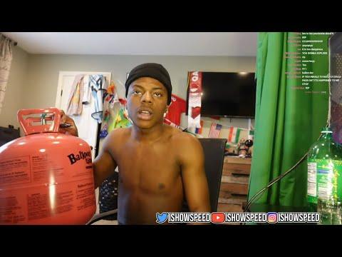 iShowSpeed PASSES OUT After Inhaling Helium 😂 thumbnail