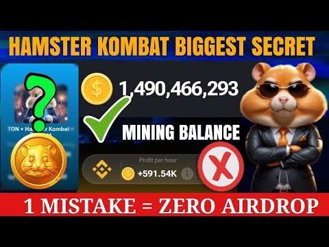 Hamster Kombat biggest secret revealed | Airdrop Claim Rules - Confirmed airdrop 2024 Hindi / Urdu thumbnail
