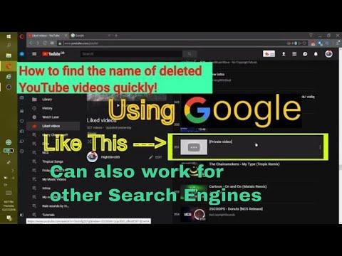 How To View The Name Of Deleted Youtube Videos thumbnail