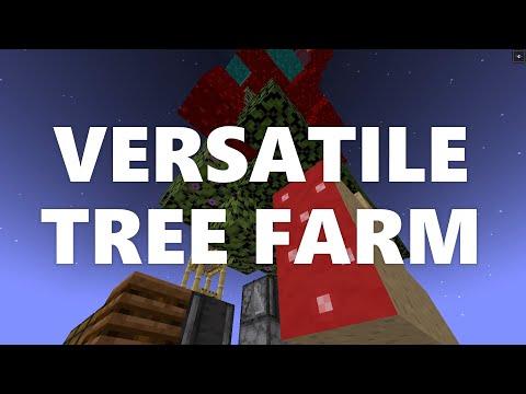 Minecraft Elegance: Versatile Tree Farm (Universal, Cherry, Nether, & Huge Mushroom; Java 1.16+) thumbnail