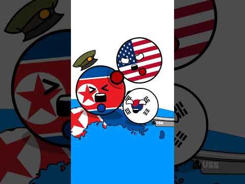 Estados Unidos ayuda a Corea del Sur #countryballs thumbnail