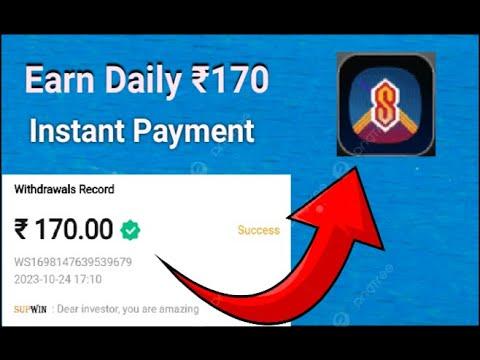 Supwin : Earn Daily ₹200 Rs From New Colour Prediction Game. Instant Payment thumbnail