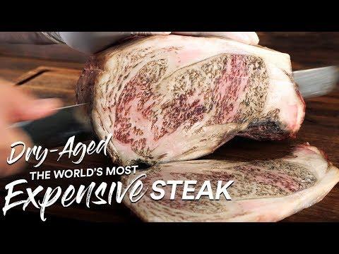 1 Million Special: DRY AGE Most EXPENSIVE Steak on Earth | Guga Foods thumbnail