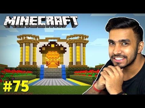 I BUILD A GOLD LUXURY MANSION | MINECRAFT GAMEPLAY #75 thumbnail