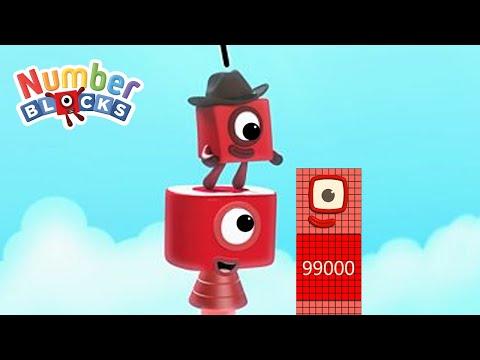 Looking for Numberblocks standing Tall 1000 to 100 000 colourfull thumbnail
