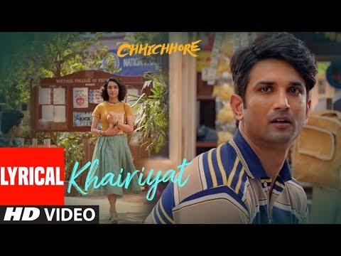 Lyrical: Khairiyat | Chhichhore | Nitesh Tiwari | Arijit Singh | Sushant, Shraddha | Pritam thumbnail