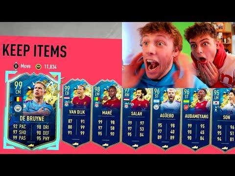99 RATED TOTS IN TOP 100 FUT CHAMPS REWARD PACK!! - FIFA 20 thumbnail