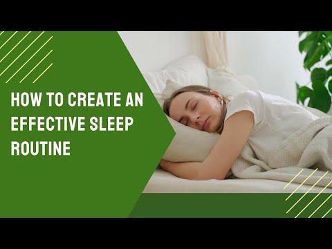 How to create an effective sleep routine: Sleep Hygiene thumbnail