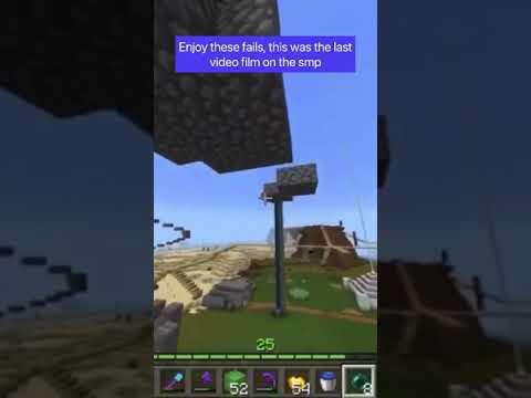 Minecraft parkour fails! #shorts thumbnail