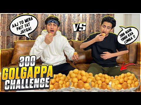 300 GOLGAPPA ( Pani Puri ) Challenge With My Brother Got 1 Lakh Rupee Gift😍 - Garena Free Fire thumbnail