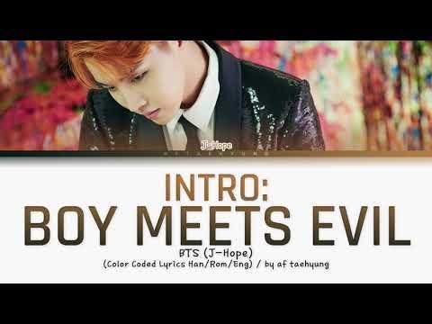 BTS J-Hope — Intro : Boy Meets Evil (Color Coded Lyrics Han/Rom/Eng) thumbnail